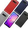 Amazon FBA Warehouse Direct Shipping With UPC Code For Samsung S10 Plus Brushed Carbon Fiber TPU CASE For Samsung S10/S10 Lite