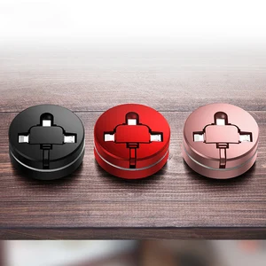 Retractable 3 1 Braided USB Charging Cable