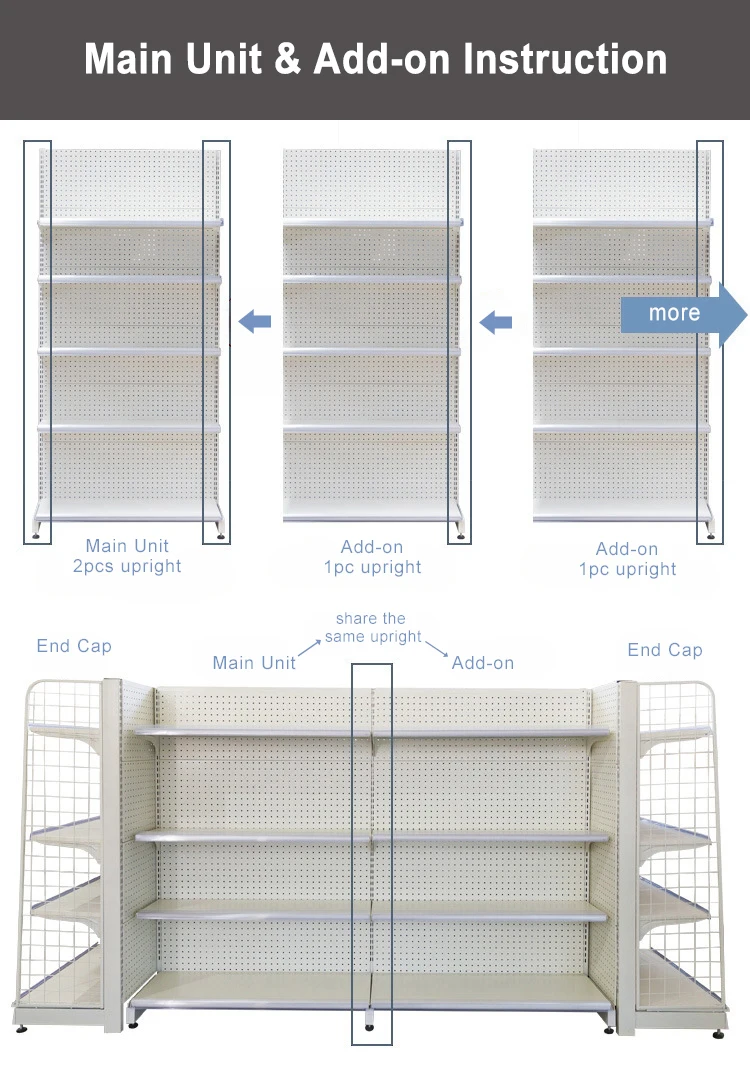 Kayshelf Convenience Store Goods Shelf Support Buy Shelf Support