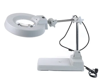 desktop led magnifying lamp
