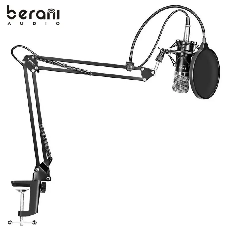 

BAM-800 Berani Condenser Microphone Studio, Black