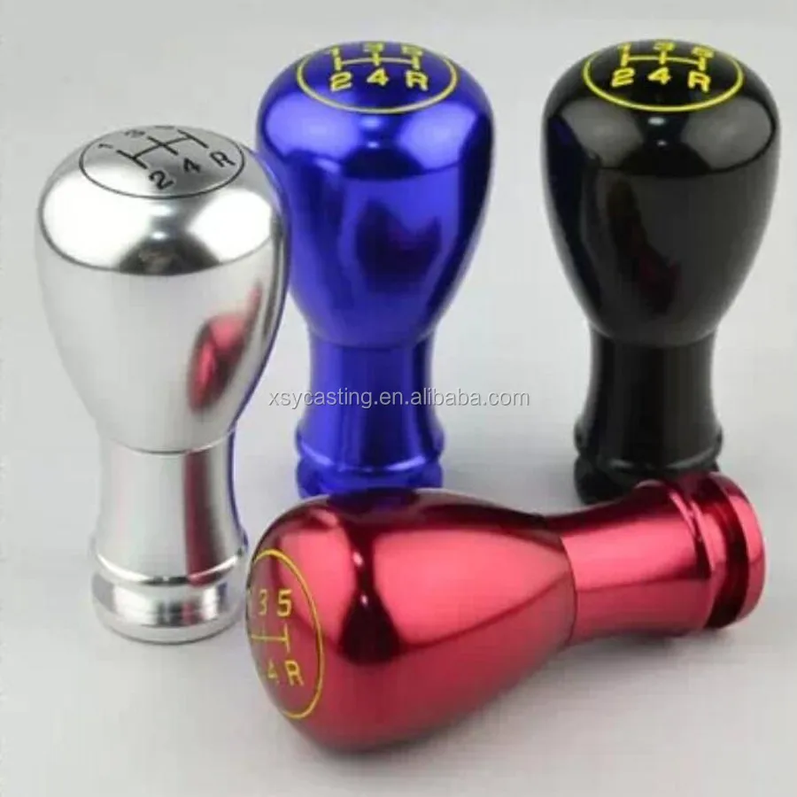 Car Titanium Gear Shift Knob Shifter Lever Head 5 Speed Handle Ball Cover Buy Titanium Gear