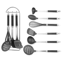 

2019 kitchen tool Low MOQ 6pcs nylon kitchen utensil set cooking silicone kitchen tools