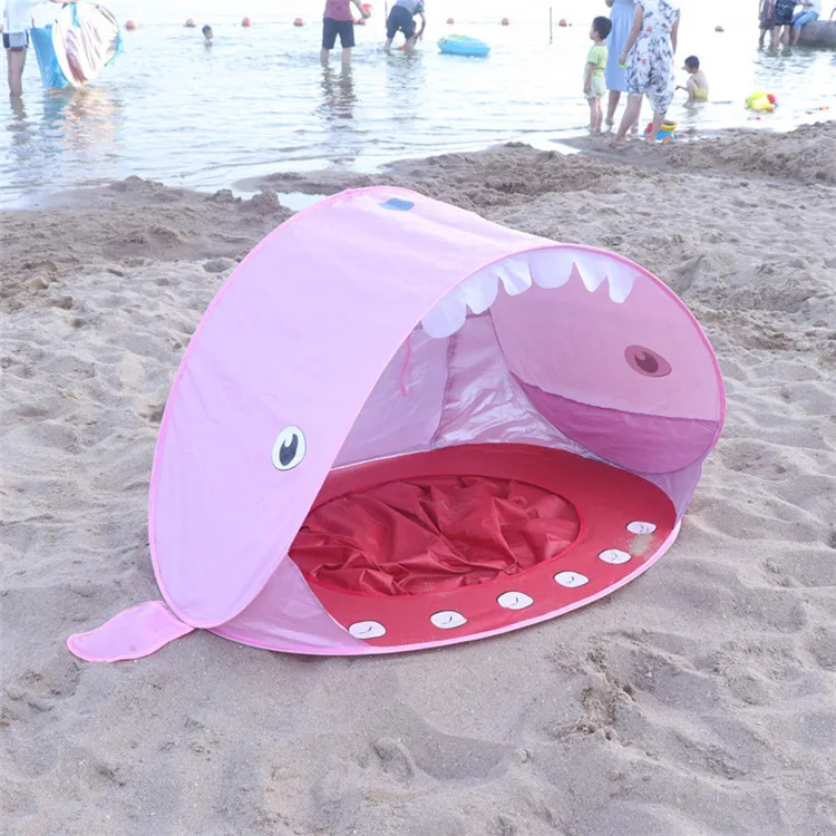 Portable UV Protection Pop Up Baby Beach Tent with Pool for Kids