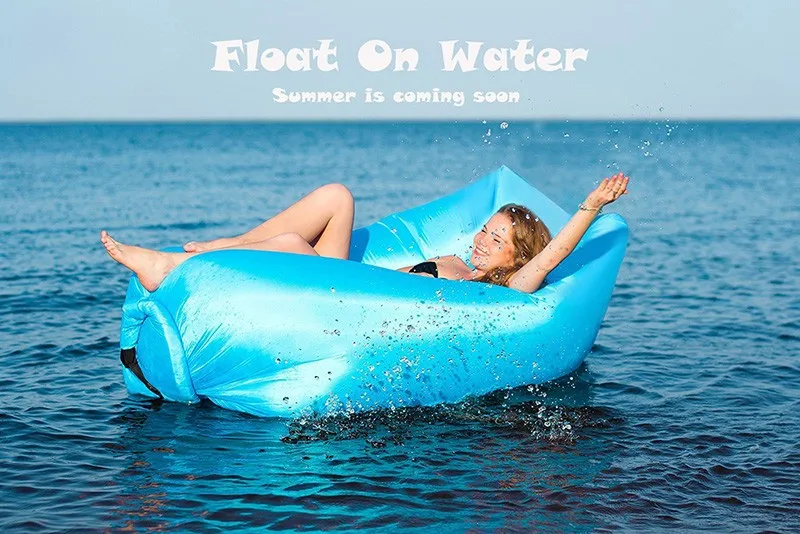 Inflatable Couch Air Sleeping Sofa Lounger Camping Bed lazybag
