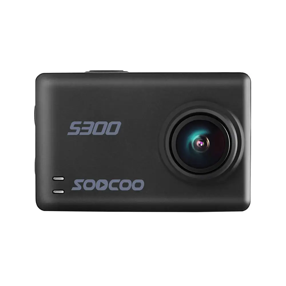 

SOOCOO S300 Action Camera 4K 30FPS HiSilicon Chipset Ultra HD 2.35'' Touch Screen WiFi 30M Waterproof Sport DV Camera, Black;silver / gray