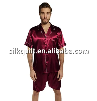 mens satin nightwear