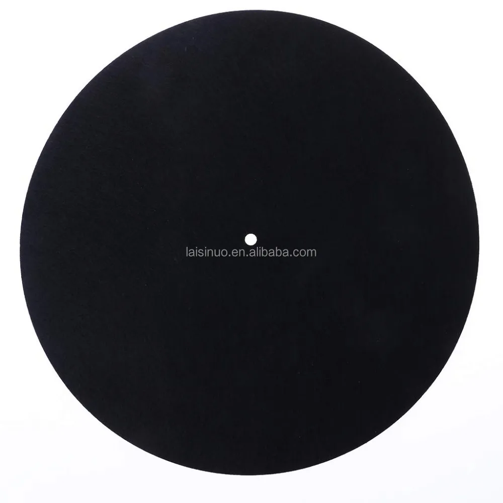 

3 mm 7''/12'' Pure Color Custom Logo Felt Turntable Slipmats For Antistatic Mat, 41 colors for you