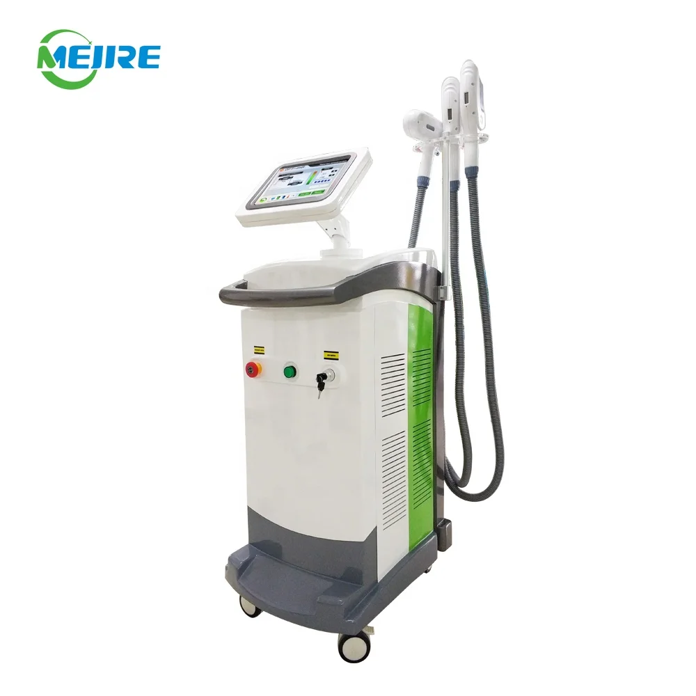 

Multifunctional Super Epilation 3 Handpiece E-light RF YAG Laser Beauty Machine, N/a