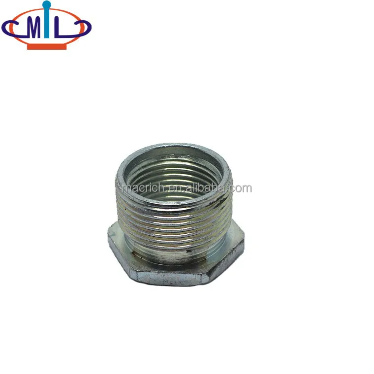 BZP Steel BSP REDUCING HEXAGON BUSH ADAPTOR METRIC THREAD