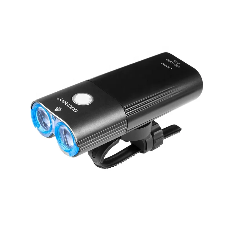 

Gaciron 2019 Newest 1800Lumen Powerful Off-Road Bicycle Led Light Power Bank USB Rechargeable Front Led Bike Light