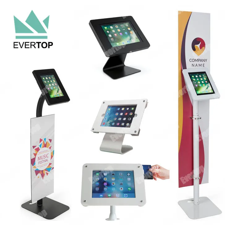 Trade Show Floor Acrylic Kiosk For Ipad Tablet,Universal Tablet Ipad