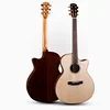Raysen acoustic guitar solid Sitka spruce / ebony 41inch top quality