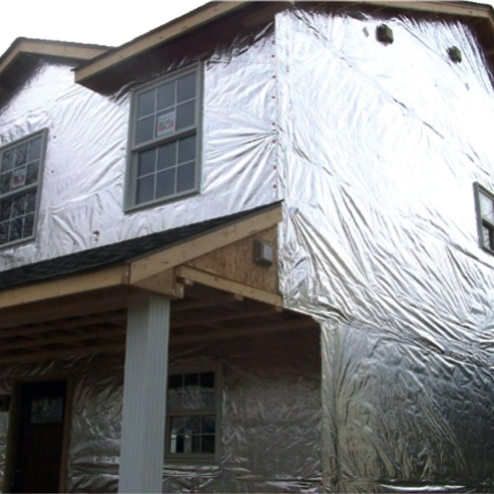 Perforated Aluminum Foil Woven Foil House Wrap Buy Foil House Wrap