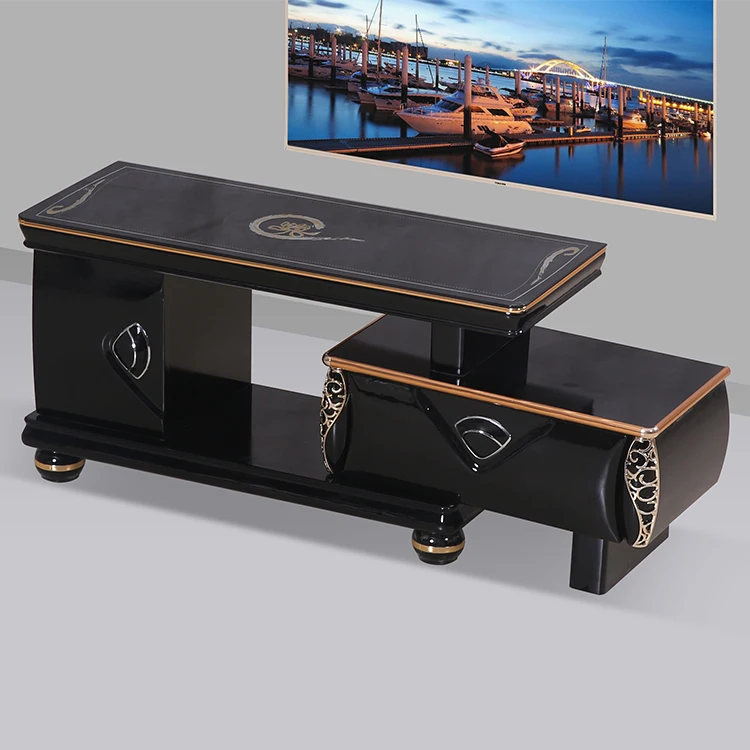 
custom modern furniture black simple design mdf tv stand tv cabinet media 