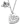 Back to School Gift It Takes A Big Heart To Teach Little Minds Engraved Necklace and Bangle For Teacher