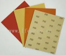 Flint dry sand paper closed coated grinding for wood and paints