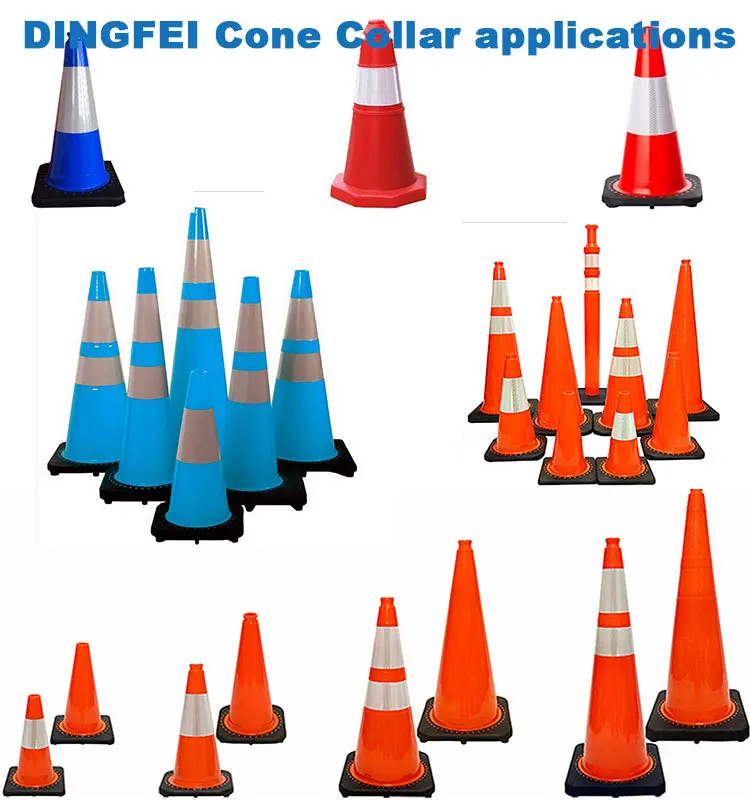 High Quality En13422 Starndards Reflective Safety Traffic Cone Sleeves ...