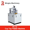Hot sale yogurt paper cup top flatten making machine(YK-12)