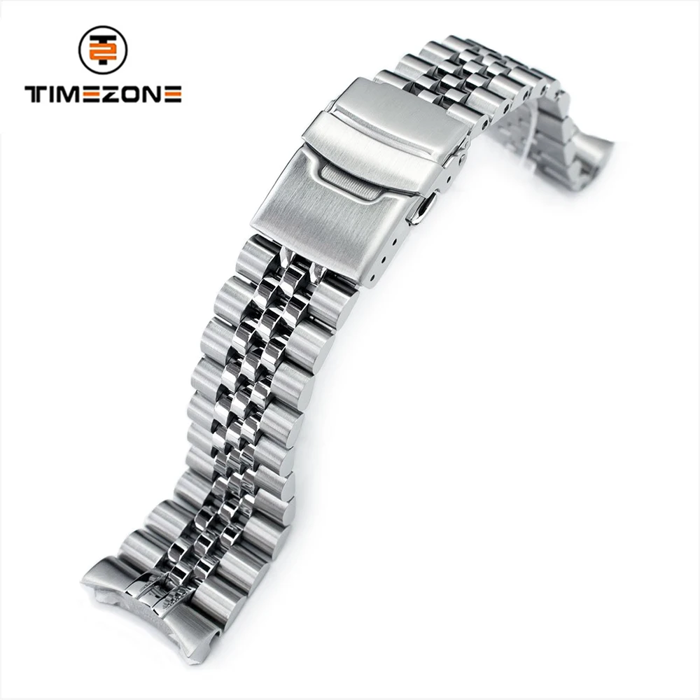 

22mm Super 3D Jubilee 316L Stainless Steel Watch Band SKX007 bracelet diver extension, Any pantone color available