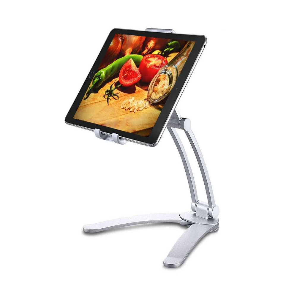 

Factory Price Wholesale Metal Arm Kitchen Wall Windscreen Mobile Phone Smart Phone Tablet Stand Holder, Black