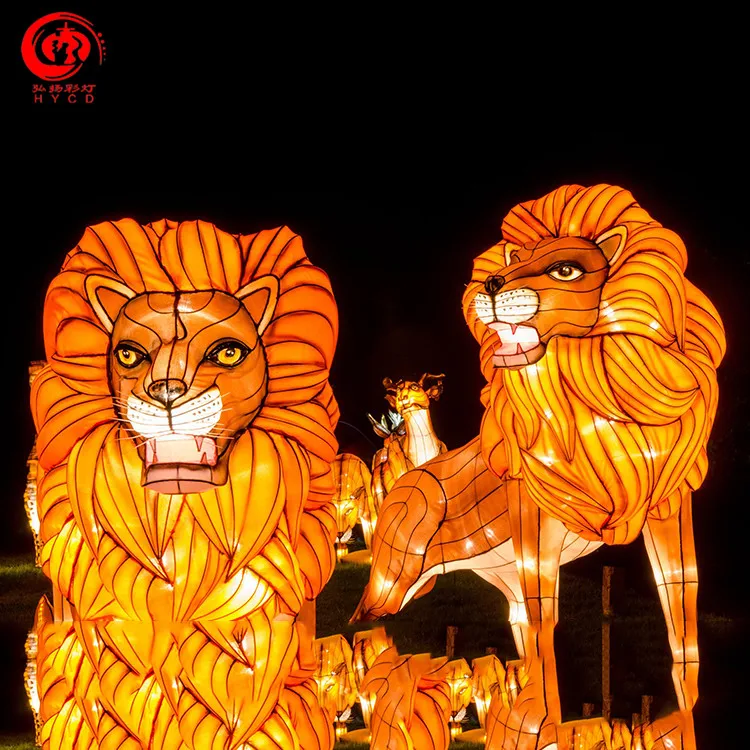 Chinese Festival New Year Outdoor Decoration Led Vivid Newest Animal 