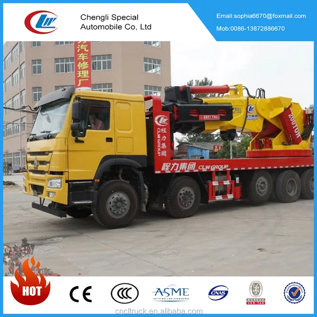 howo 120ton knuckle boom truck mounted crane for sale