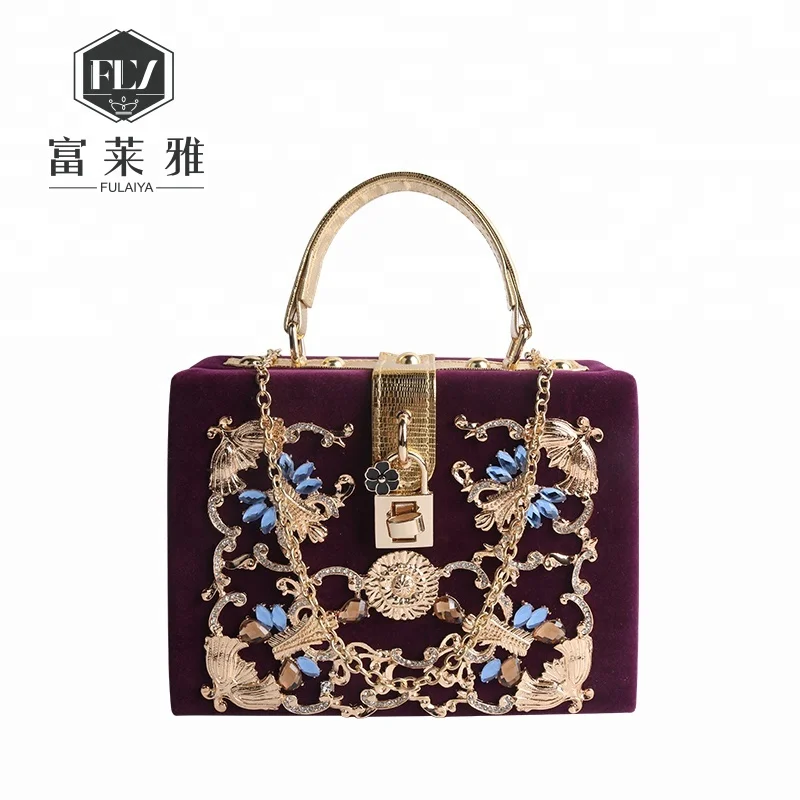 Latest cheap branded box handbags luxury hand bag women for ladies