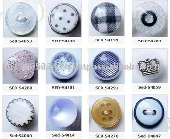 shirt buttons types