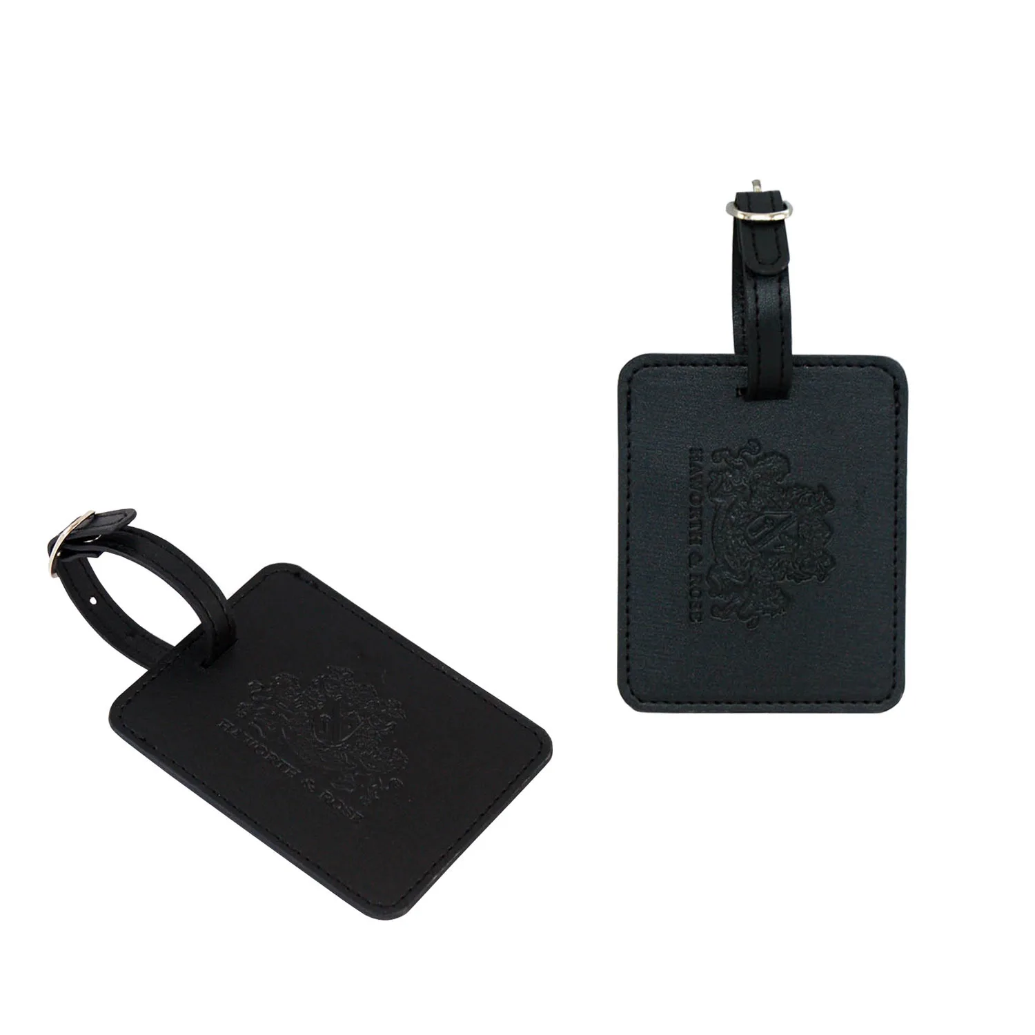 luggage tag leather