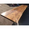 The largest meeting table for 20 people sitting solid zingana wood dining table
