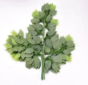 Image of Hot sale artificial ficus leaves plastic banyan trees