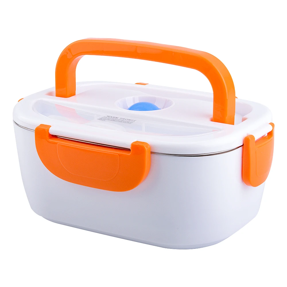 

SFD15J Stainless Steel Food Container 220V 40W Orange Hook Self Heating Bento box, N/a