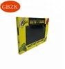 paper customized 7inch advertising screen monitor with motion sensor/SD slot/DC input