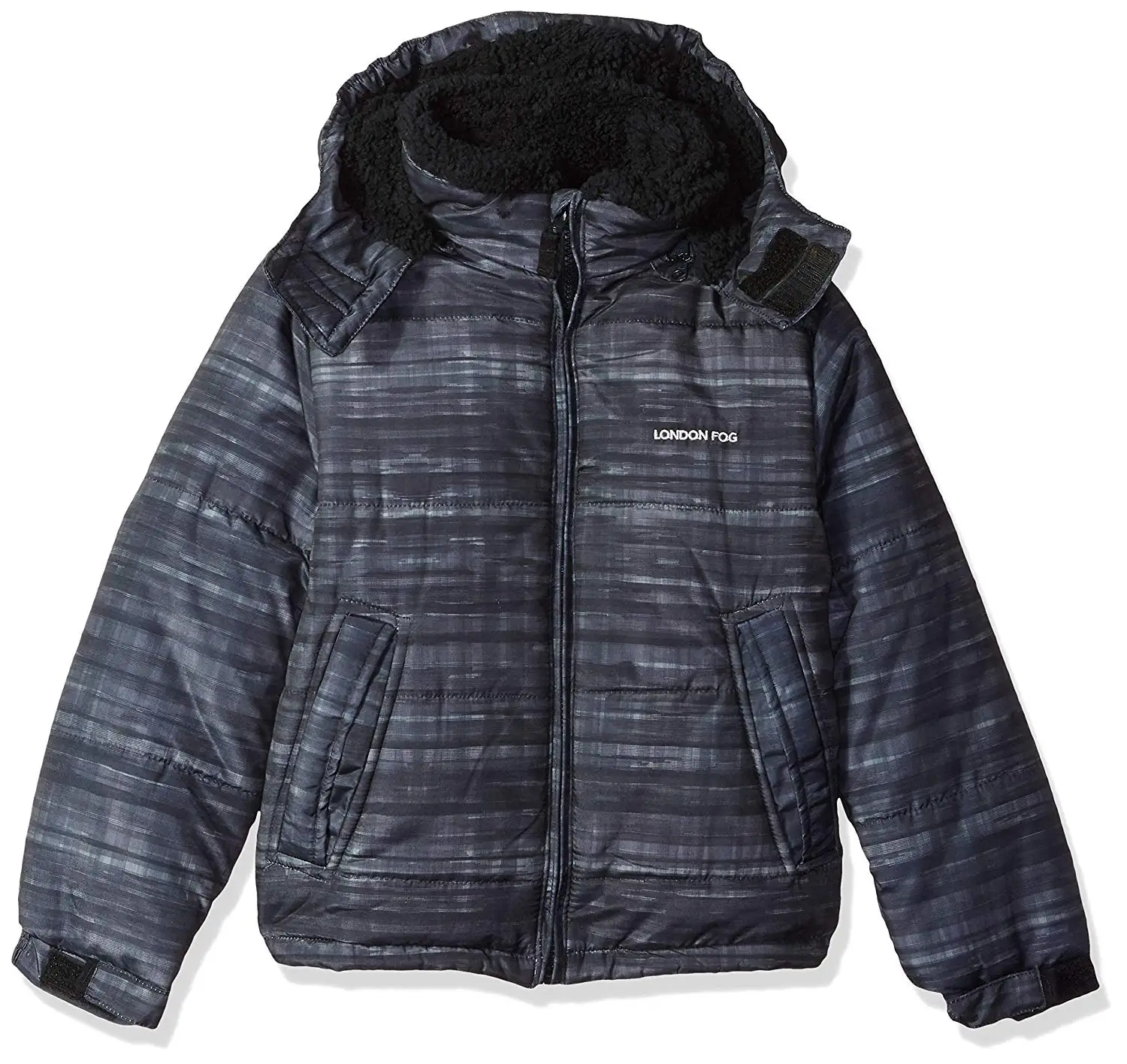 RRINSINS Mens Winter Warm Thicken Camouflage Print Hooded Jacket Padded Coat