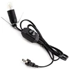Salt lamp power extension cord plastic flat electrical power extension cord with dimmer