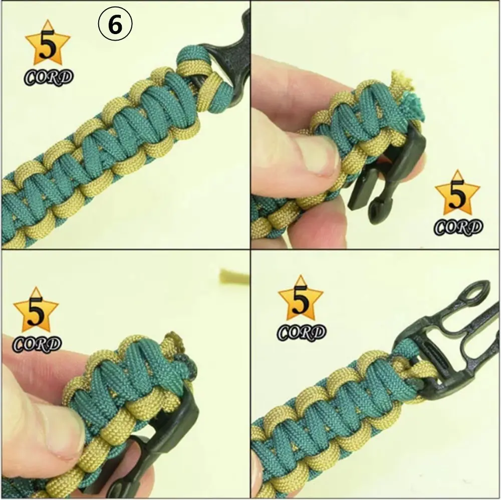Einstellbare Paracord Jig Kit Armband Maker Stahlrahmen Flechten DIY Craft Tool 