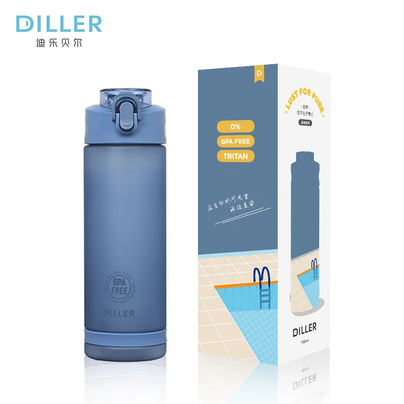 
Wholesale promotional eco-friendly custom printed tritan plastic sport water bottle for sport 