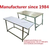 stainless steel work table workbench for Taking out Chicken Organs in slaughter house