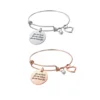 Loftily Jewelry you are loved, you are valued, you are beautiful Bangle Engrave Wholesale Stainless Steel Charm Cuff bracelets