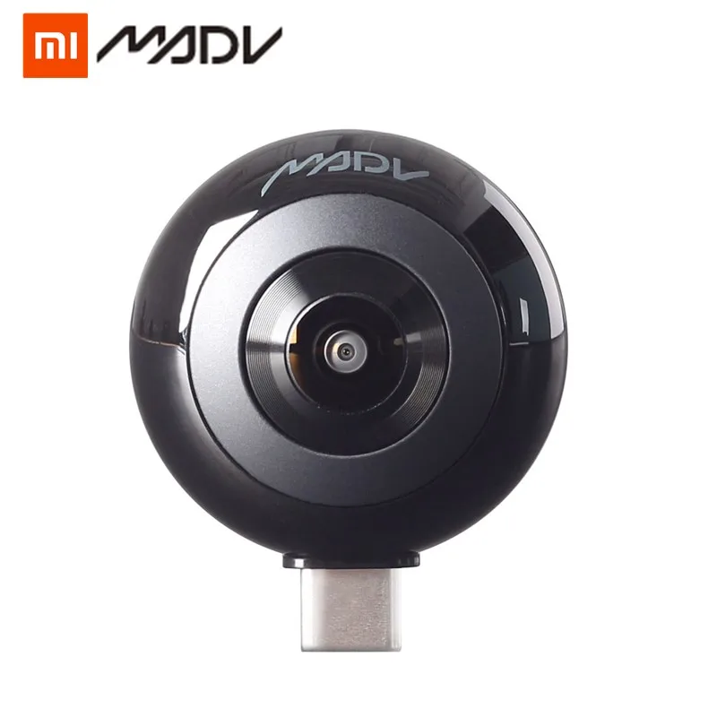 

Xiaomi MADV Mini 13MP CMOS Sensor 360 Degree Panorama Camera VR for Huawei Android Smart Mobile Poco Phone Pocophone F1 Type C, N/a