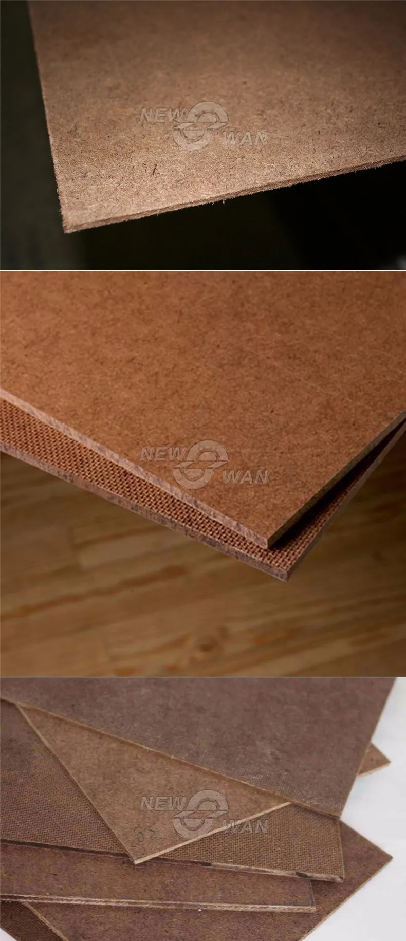 Hardboard / Hdf / High Density Fiberboard - Buy Hardboard,High Density ...