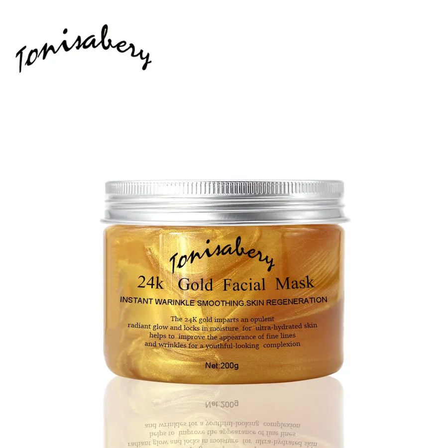 

Hot selling top quality beauty face skin care collagen 24k gold facial mask
