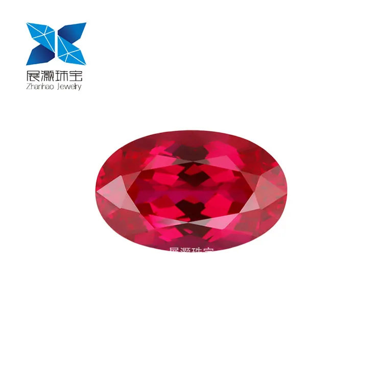 

Zhanhao Jewelry Excellent Quality Ruby stones Cushion Cut 7x9.5MM, Red