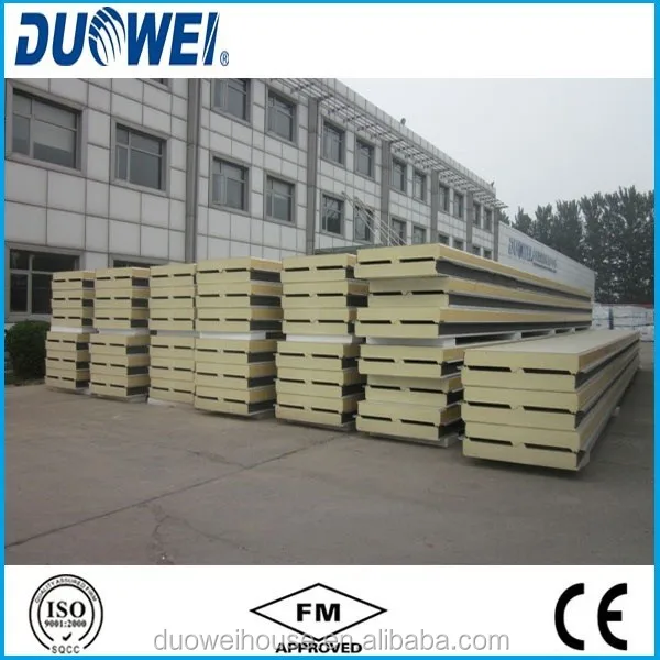 
PUR/PIR sandwich panel for roof and wall 