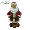 Polyresin Traditional Santa Claus Statue Table Piece Christmas Santa Figurine Decoration