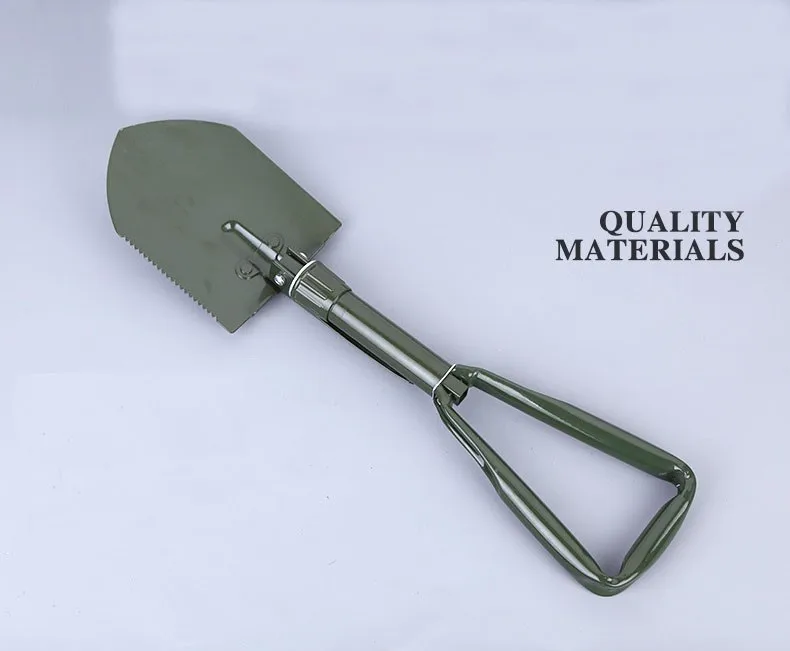 Folding Multifunction Military Shovel,45 Steel Military Shovel