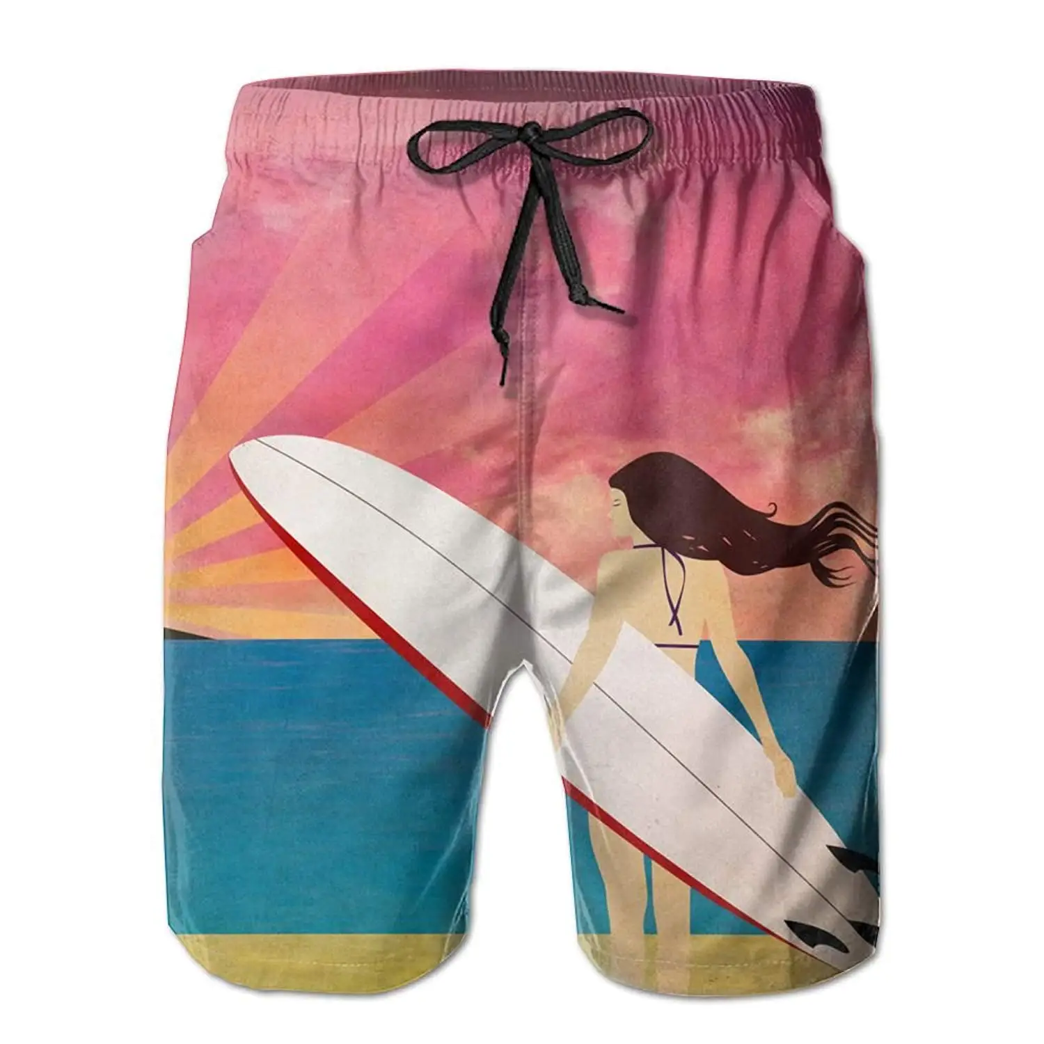 Blue//Red Surfer Dude Mish Boys Boys Board Shorts