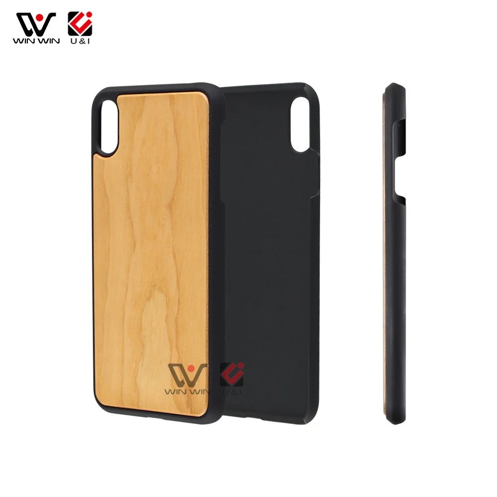 

Blank Bamboo Wood Phone Case OEM Support Laser Engraving Logo For iPhone XS