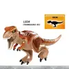 Dilophosaurus Indoraptor Carnotaurus Indoraptor Indominus Plastic Building Blocks animal Dinosaur toys for children